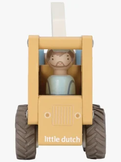 Legetøjsbiler & -Fartøjer|LittleDutch Little Dutch Kranvogn med Figur Gul