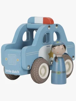 Legetøjsbiler & -Fartøjer|LittleDutch Little Dutch Politibil med Figur Blå