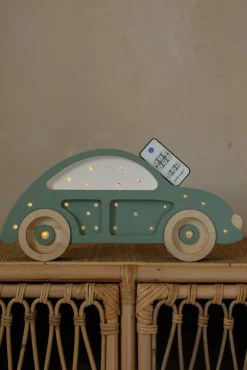 Børn LittleLights Lamper & Belysning-Little Lights Lampe Bil, Olive Leaf