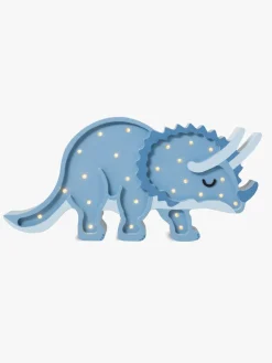 Lamper & Belysning|LittleLights Little Lights Lampe Dinosaur, Jurassic Navy Blå