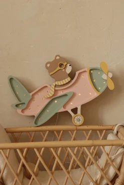 Lamper & Belysning|LittleLights Little Lights Lampe Flyvemaskine, Candy