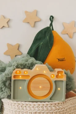 Børn LittleLights Lamper & Belysning-Little Lights Lampe Kamera, Grøn/Gul