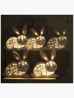 Lamper & Belysning|LittleLights Little Lights Lampe Kanin, Hvid