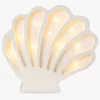 Lamper & Belysning|LittleLights Little Lights Lampe Muslingeskal, Hvid