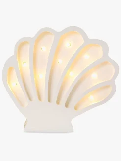 Lamper & Belysning|LittleLights Little Lights Lampe Muslingeskal, Hvid