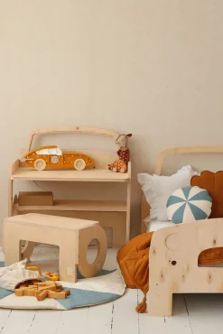 Lamper & Belysning|LittleLights Little Lights Lampe Racerbil, Mustard Gul