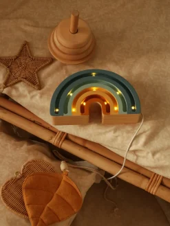 Lamper & Belysning|LittleLights Little Lights Lampe Regnbue, Denim Blue Flerfarvet