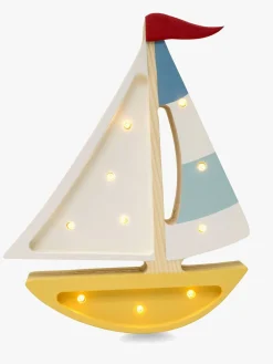 Lamper & Belysning|LittleLights Little Lights Lampe Sejlbåd, Sennepsgul