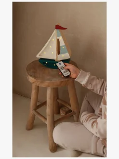 Lamper & Belysning|LittleLights Little Lights Lampe Sejlbåd, Blågrøn