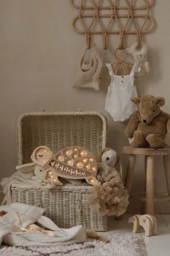 Børn LittleLights Lamper & Belysning-Little Lights Lampe Skildpadde, Sand Dune