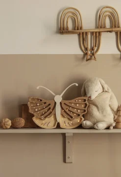 Lamper & Belysning|LittleLights Little Lights Lampe Sommerfugl, Brun