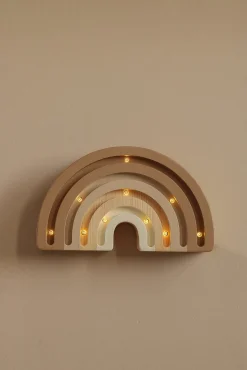 Børn LittleLights Lamper & Belysning-Little Lights Mini Lampe Regnbue, Cappucino