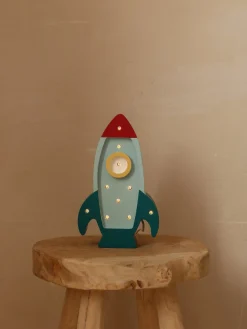 Lamper & Belysning|LittleLights Little Lights Mini Lampe Rumraket, Blå Blå