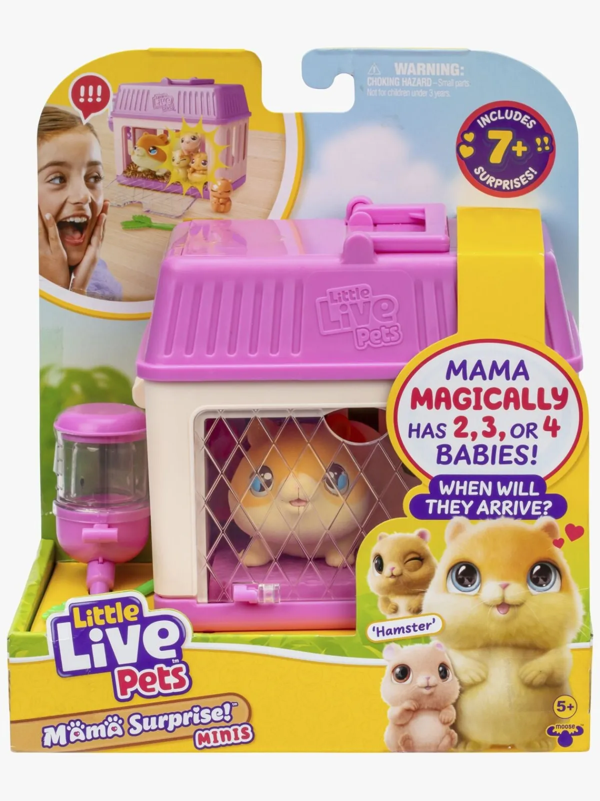LittleLivePets Legetøjsfigurer-Little Live Pets Mama Surprise Minis Hamster Legesæt