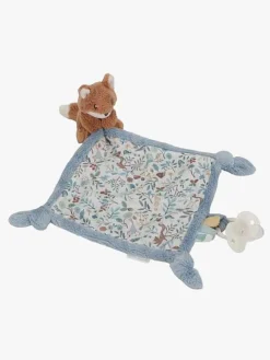 Stofbleer, Nusseklude & Babytæpper|LittleDutch Forest Friends Fox Nusseklud Brun/Blå
