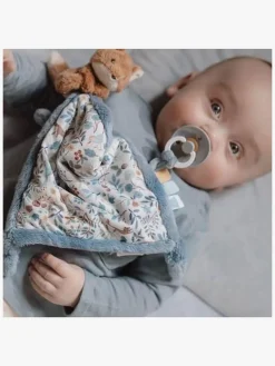 Stofbleer, Nusseklude & Babytæpper|LittleDutch Forest Friends Fox Nusseklud Brun/Blå