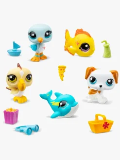 Legetøjsfigurer|LittlestPetShop Littlest Pet Shop Beach Besties Figursæt 5-Pak