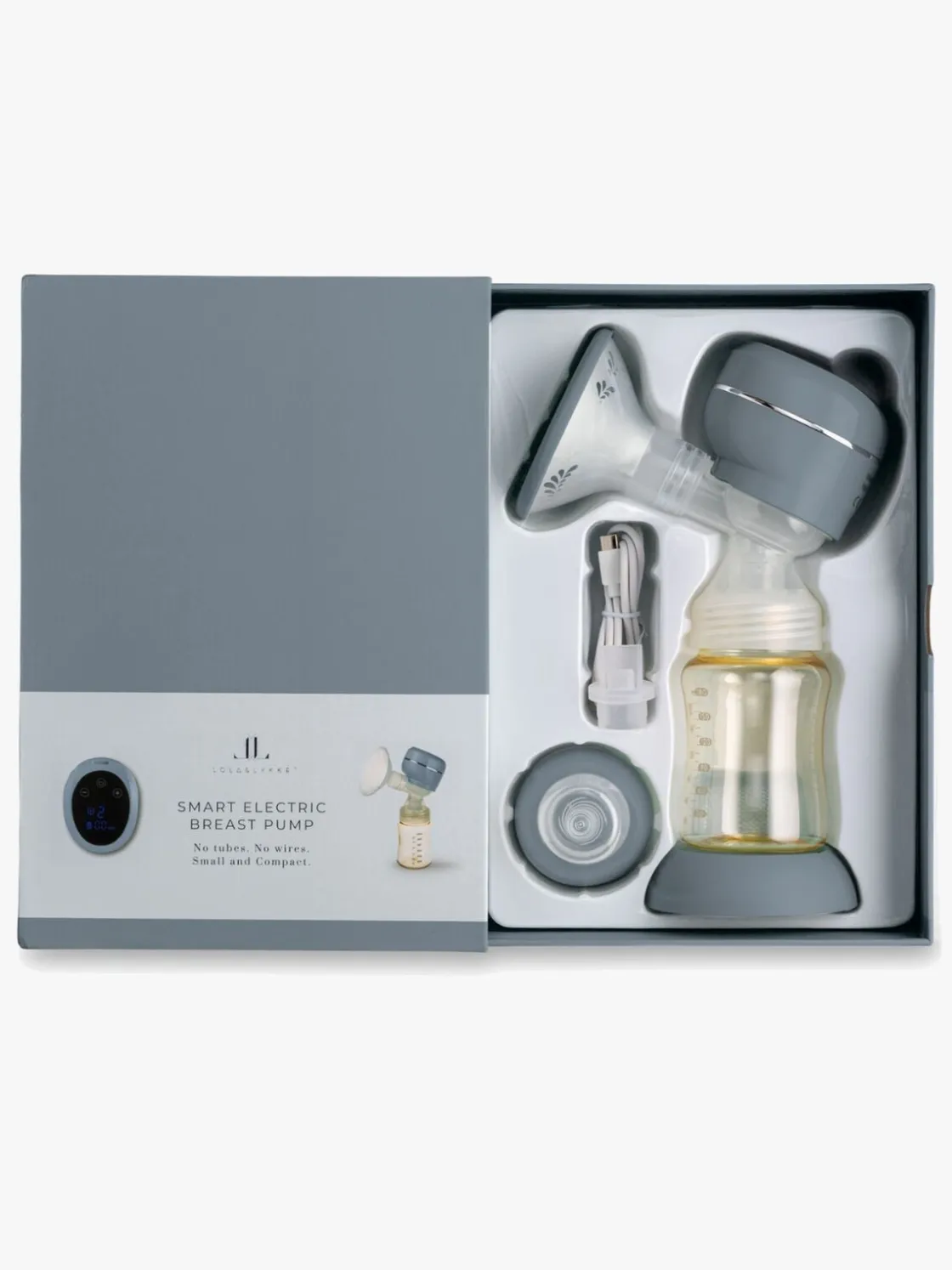 Amning|LolaandLykke L&L Elektrisk Brystpumpe m. Flaske
