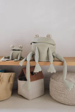 Børn LorenaCanals Opbevaring-Lorena Canals Opbevaringskurv Mini Fred the Frog