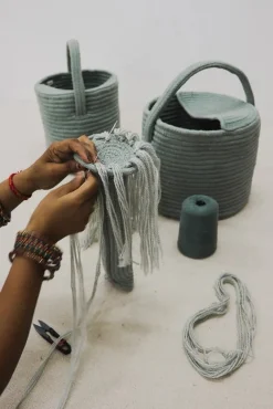 Opbevaring|LorenaCanals Lorena Canals Opbevaringskurv Vandkande Grøn