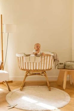 Børnesenge & Tilbehør|LorenaCanals Lorena Canals Tremmesengskurv Bobby, Vanilla