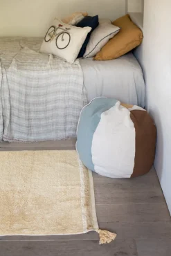 Børn LorenaCanals Gulvtæpper-Lorena Canals  Vaskbart Gulvtæppe 90x130 Bloom, Guldfarvet