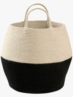 Opbevaring|LorenaCanals Lorena Canals Zoco Opbevaringskurv, Black-Natural