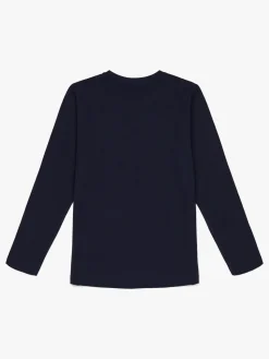 Overdele|LucaLola Luca & Lola Abel Langærmet T-Shirt 2-pak, Navy/Stripes Blå