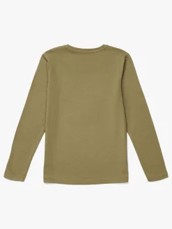 Børn LucaLola Overdele-Luca & Lola Abel Langærmet T-Shirt 2-pak, Grey Melange/Brown