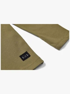 Børn LucaLola Overdele-Luca & Lola Abel Langærmet T-Shirt 2-pak, Grey Melange/Brown