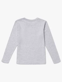 Børn LucaLola Overdele-Luca & Lola Abel Langærmet T-Shirt 2-pak, Grey Melange/Brown