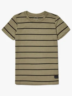 Overdele|LucaLola Luca & Lola Adelmo T-Shirt 2-pak, Black/Stripes Sort