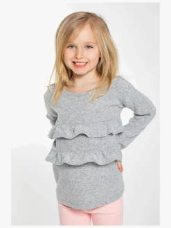 Overdele|LucaLola Luca & Lola Asia Trøje, Grey Melange Grå