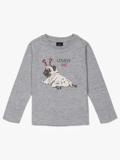 Overdele|LucaLola Luca & Lola Dalenna Langærmet T-shirt, Grey Melange