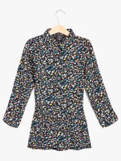 Kjoler & Tunikaer|LucaLola Luca & Lola Elena Kjole, Flowers Brun