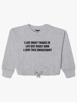 Overdele|LucaLola Luca & Lola Filippa Trøje, Grey Melange Grå