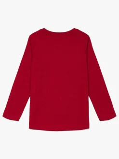 Overdele|LucaLola Luca & Lola Gabriel Langærmet T-Shirt, Red Rød