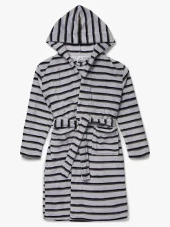 Nattøj|LucaLola Luca & Lola Jamie Morgenkåbe, Grey Stripes Grå