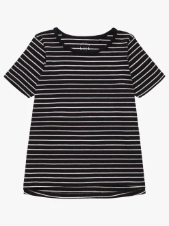 Overdele|LucaLola Luca & Lola Malena T-shirt 2-pak, Black/Pink Stripes Lyserød/Sort