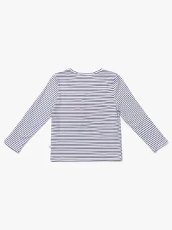 Børn LucaLola Overdele-Luca & Lola Margherita Top, White/Black Stripes