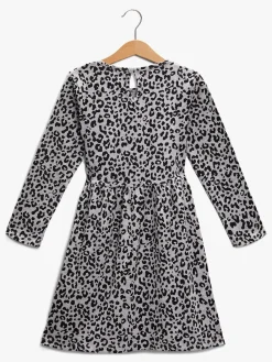 Kjoler & Tunikaer|LucaLola Luca & Lola Miriam Kjole, Grey Leopard