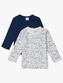 Børn LucaLola Overdele-Luca & Lola Montay Langærmet T-Shirt 2-pak, White