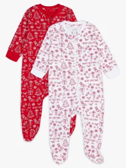 Nattøj|LucaLola Luca & Lola Napoleone Heldragt m. Fødder, Christmas