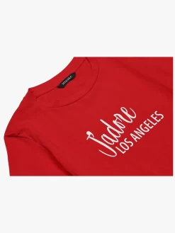 Overdele|LucaLola Luca & Lola Noemi T-Shirt, Red Rød