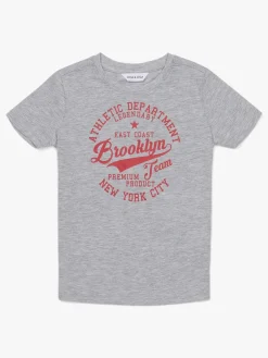 Overdele|LucaLola Luca & Lola Paulo T-Shirt 2-pak, Grey Melange/Navy Grå/Blå