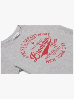 Overdele|LucaLola Luca & Lola Paulo T-Shirt 2-pak, Grey Melange/Navy Grå/Blå