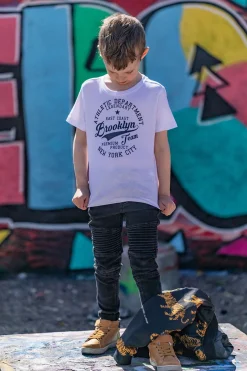 Overdele|LucaLola Luca & Lola Paulo T-Shirt 2-pak, White/Navy Hvid/Blå