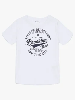 Overdele|LucaLola Luca & Lola Paulo T-Shirt 2-pak, White/Navy Hvid/Blå