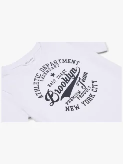 Overdele|LucaLola Luca & Lola Paulo T-Shirt 2-pak, White/Navy Hvid/Blå