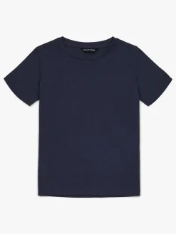 Overdele|LucaLola Luca & Lola Paulo T-Shirt 2-pak, White/Navy Hvid/Blå